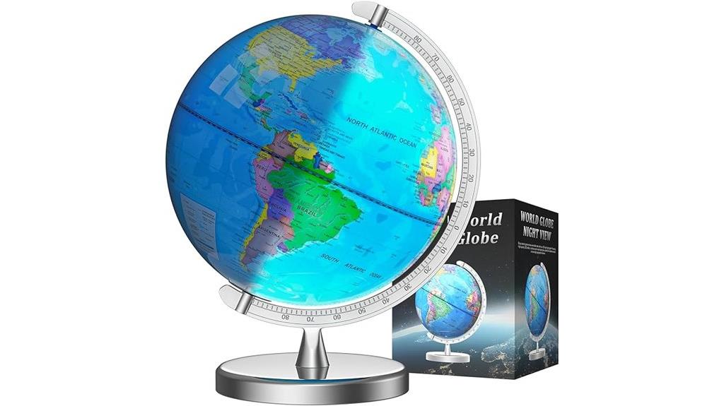 illuminated globe night light