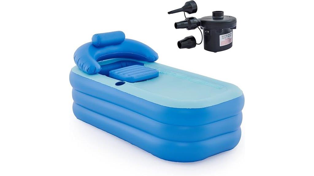 inflatable adult bathtub pump