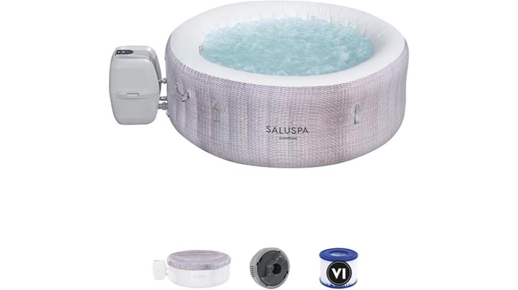 inflatable cancun hot tub