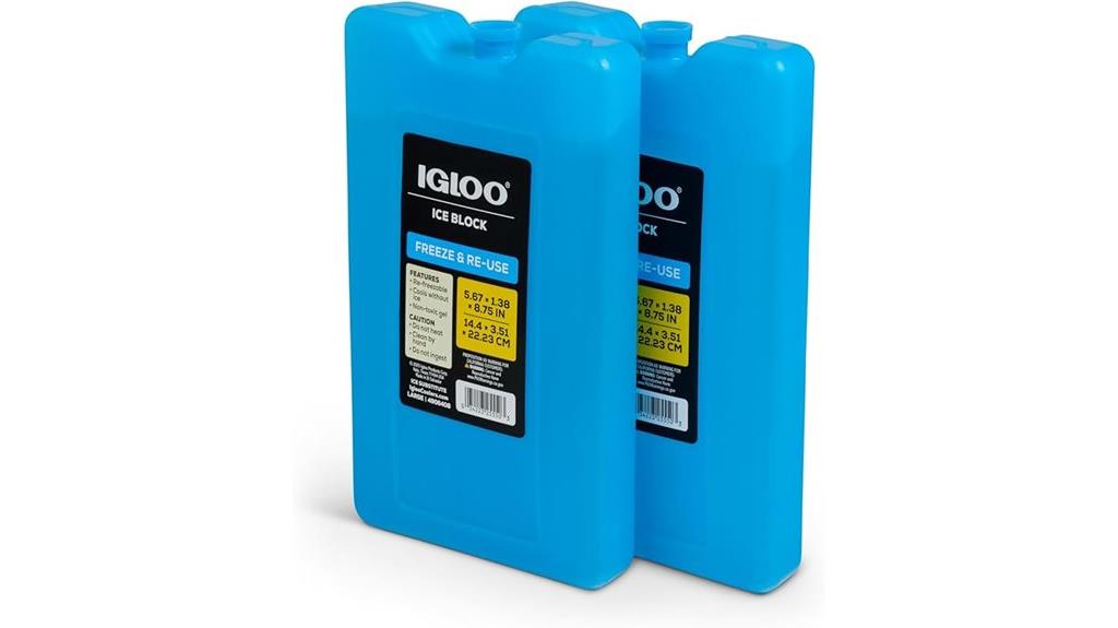 insulated ice block cooler