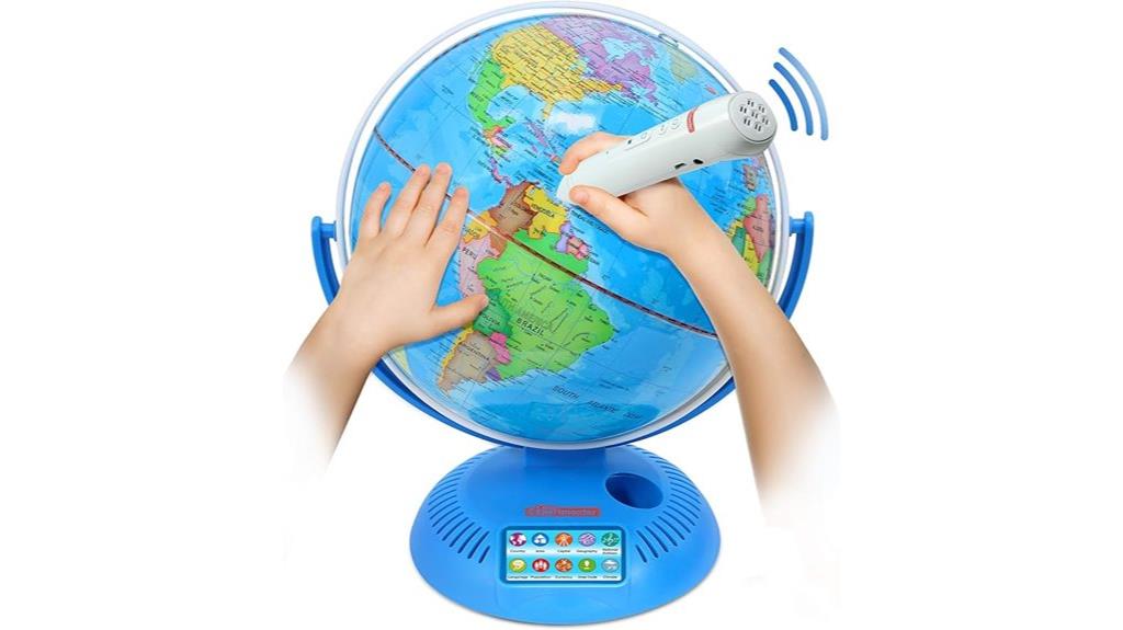 interactive educational globe toy