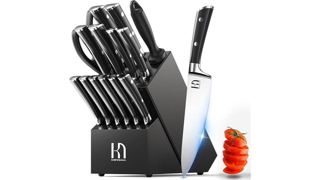 japanese 15 piece knife set