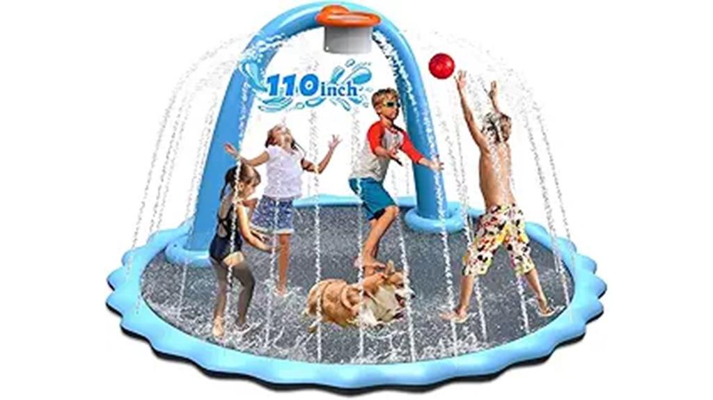 kids dogs adults splash pad