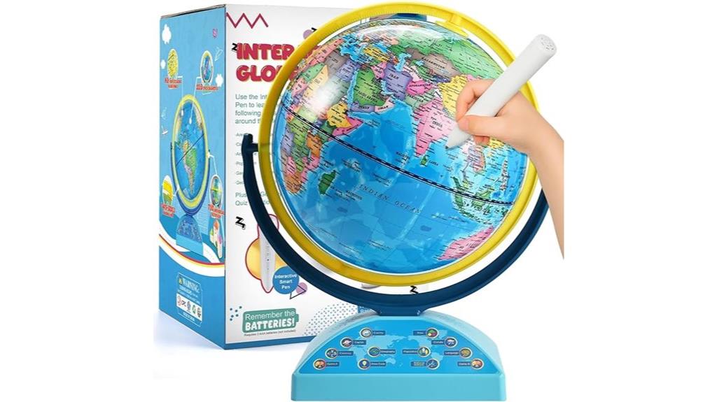 kids interactive globe pen