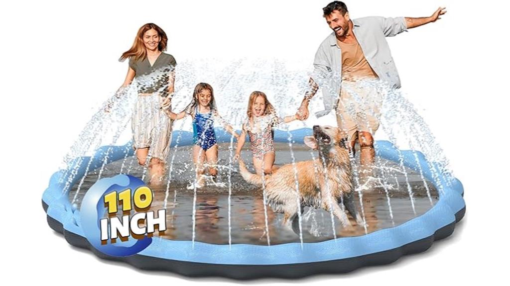 large kids dogs splash pad