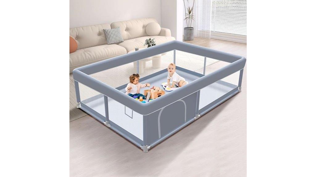 large mesh baby playpen