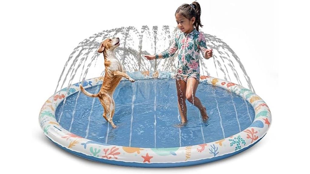 large non slip water play