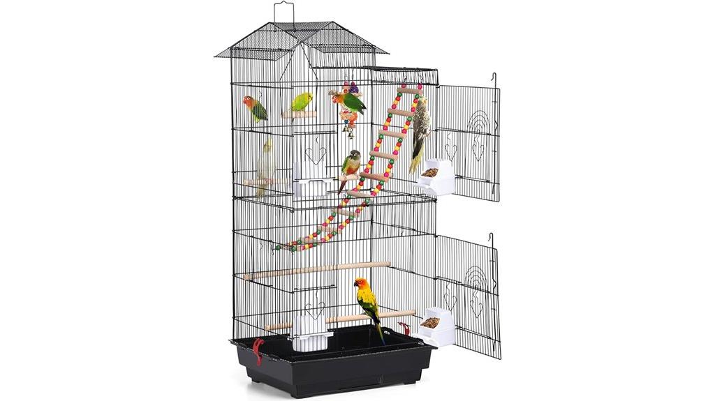 large parrot cage