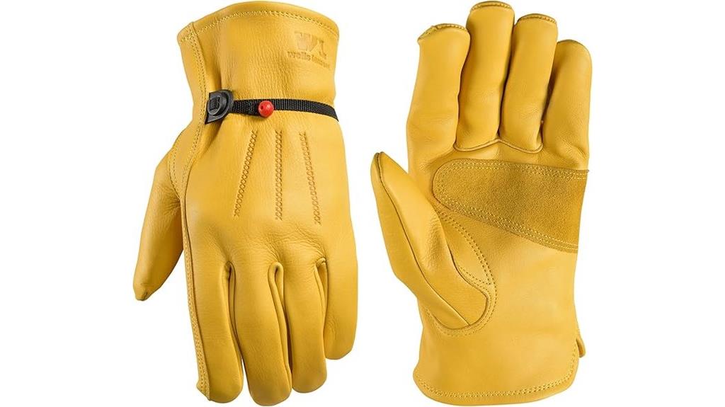 leather work gloves pack