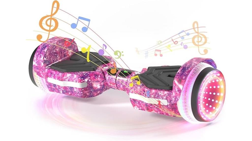 led light bluetooth scooter