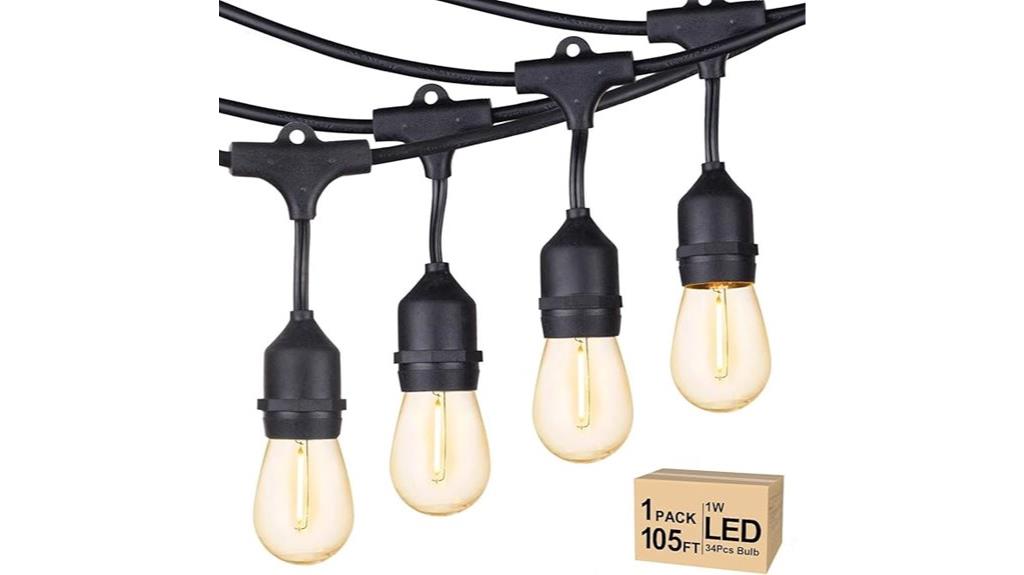 long outdoor string lights