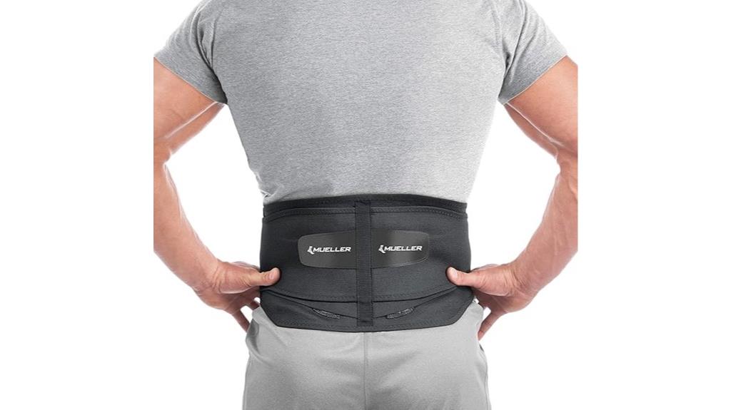 lumbar back brace removable