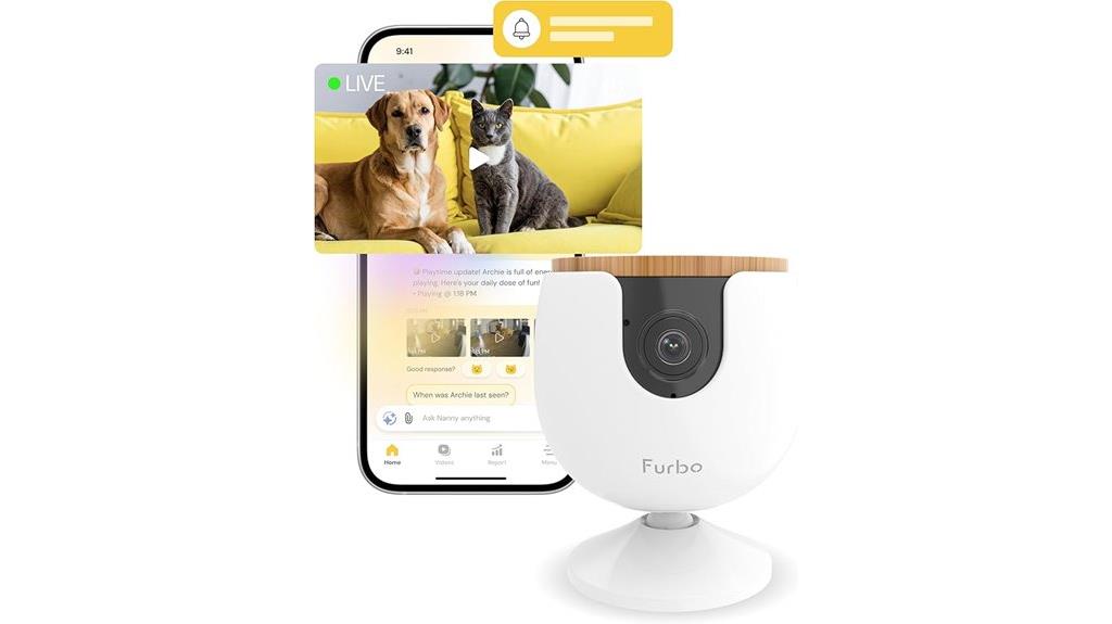 mini pet camera alerts