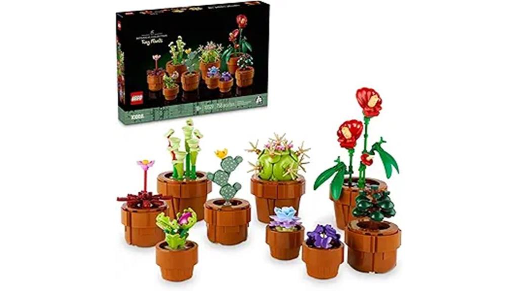 miniature botanical lego set
