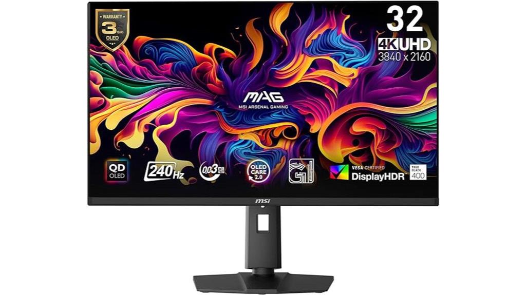 msi 32 inch 4k monitor