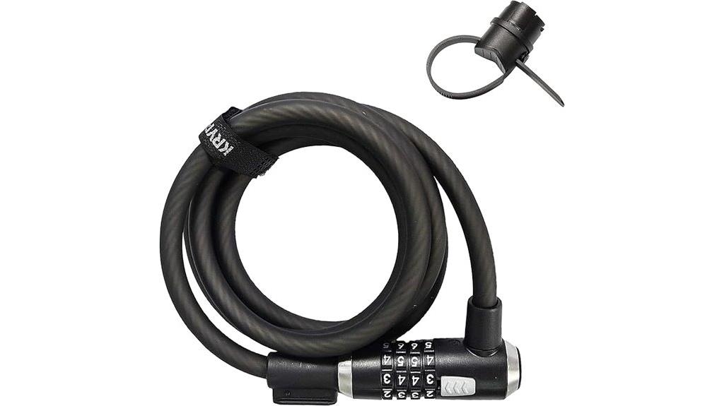 multiple length bike lock