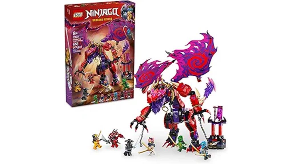 ninjago thunderfang dragon set