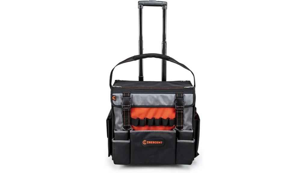 orange crescent tradesman bag
