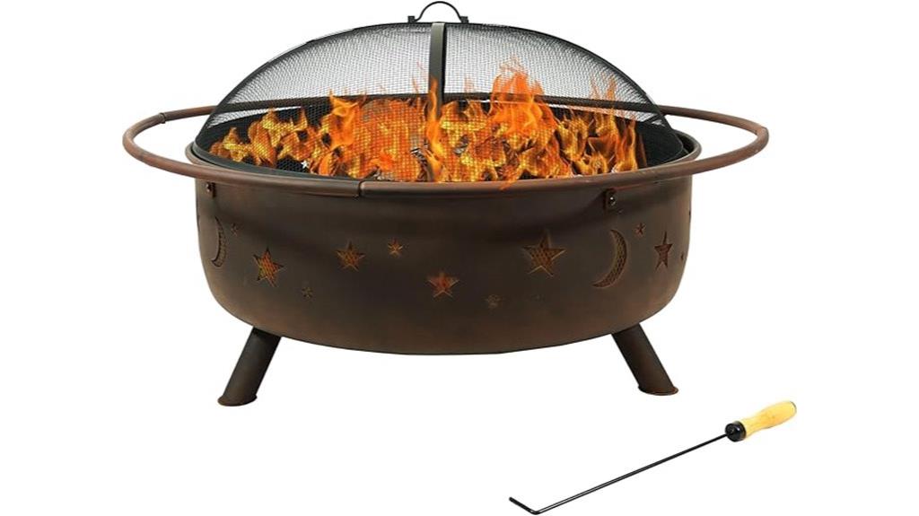 outdoor fire pit set