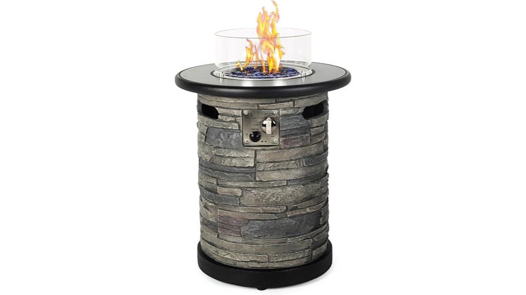 outdoor propane fire pit