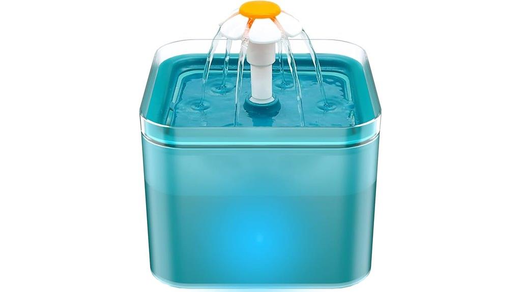 pet fountain 67oz capacity