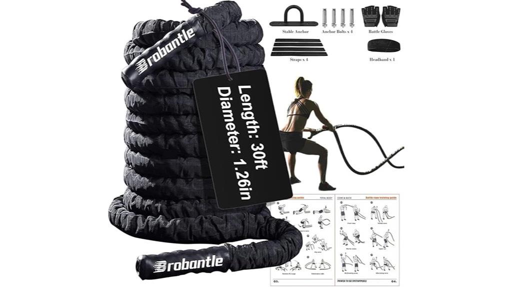 pink heavy workout rope
