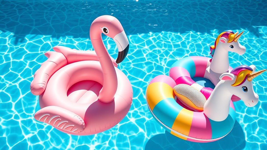 pool float selection criteria