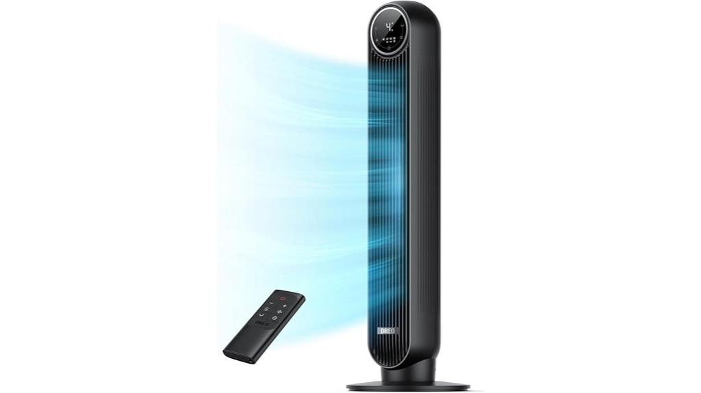portable bedroom tower fan