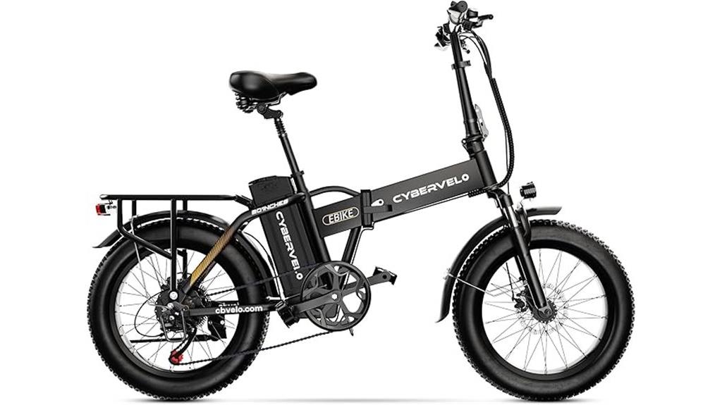 powerful foldable electric bicycle