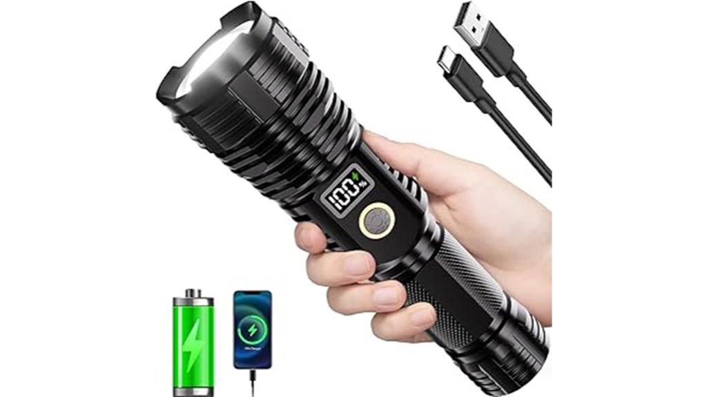 powerful rechargeable tactical light