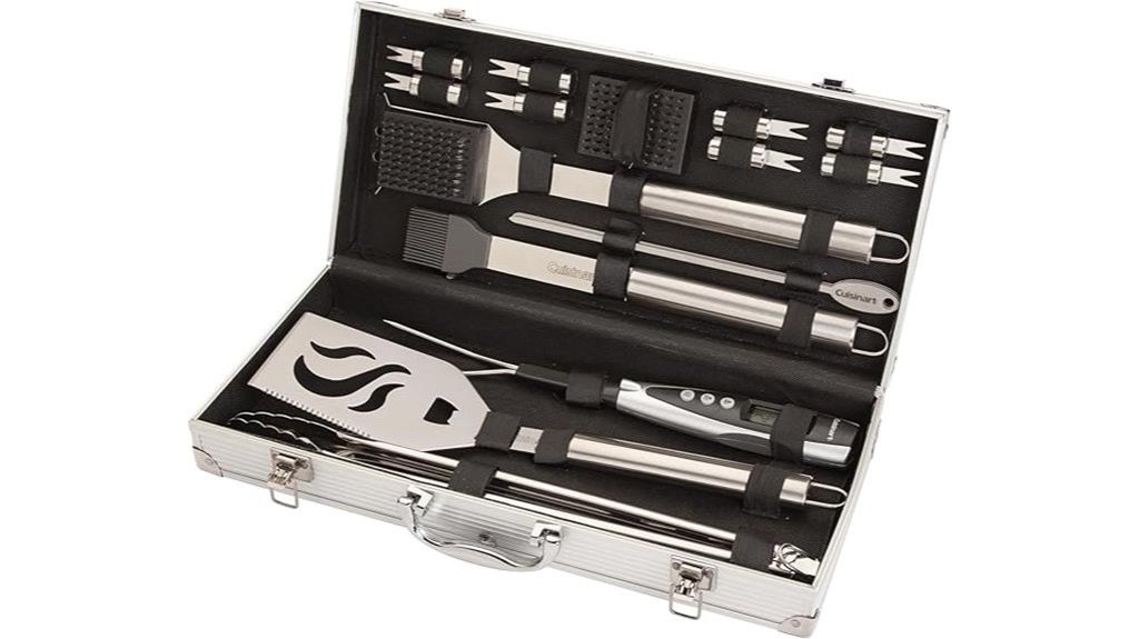 premium 20 piece grill tools