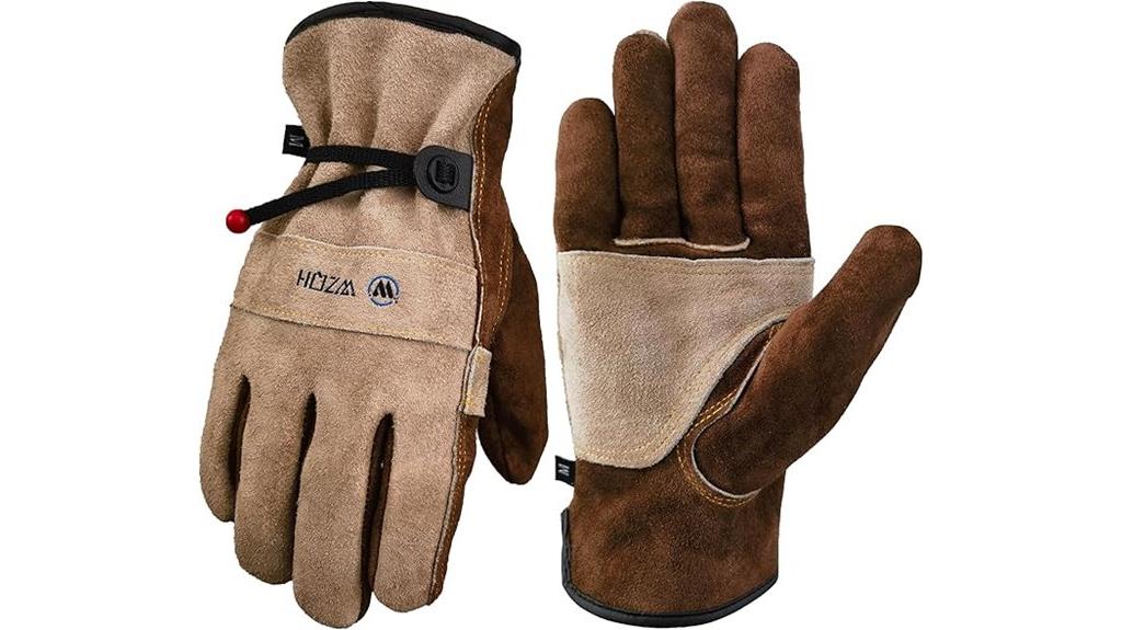 premium leather work gloves