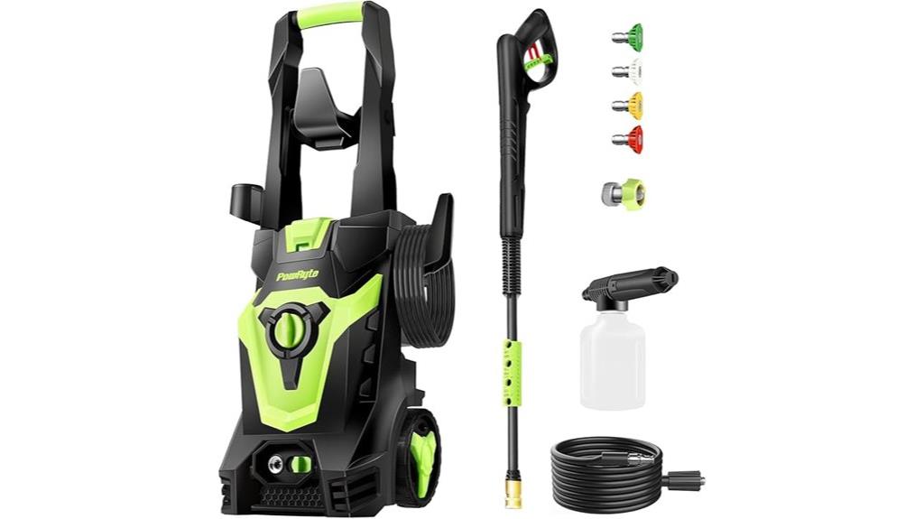 pressure washer with foam cannon