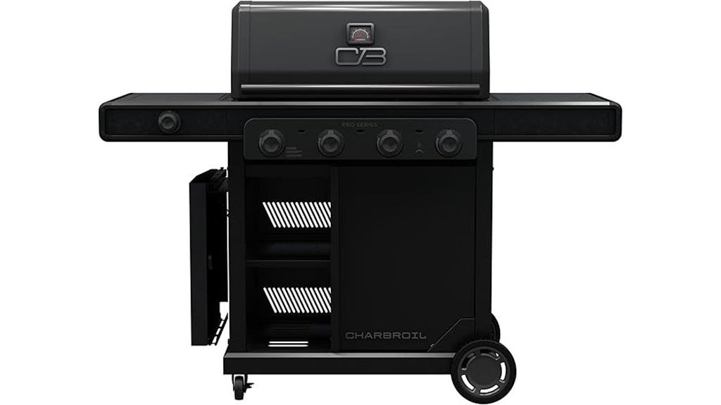 propane infrared four burner grill