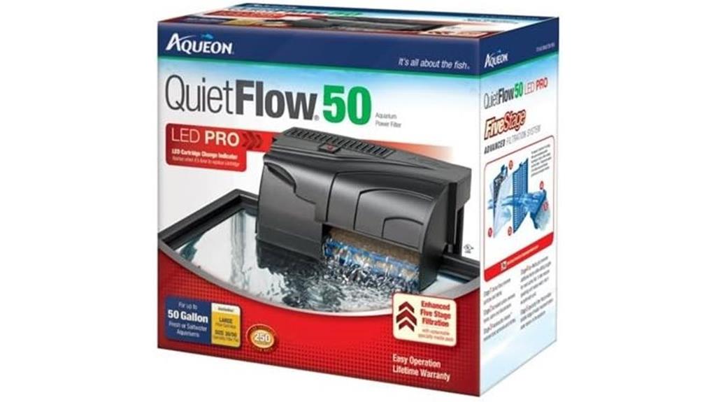 quiet flow led filter
