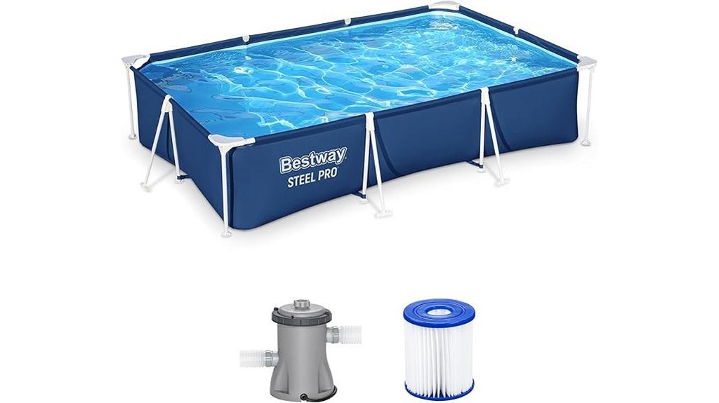 rectangular above ground pool