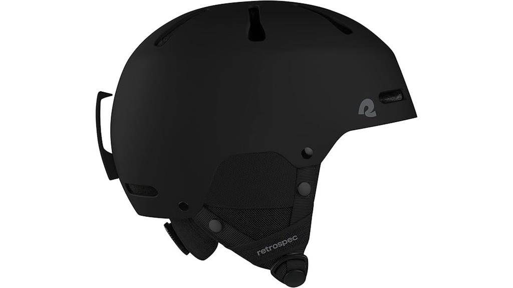 retro ski helmet for all