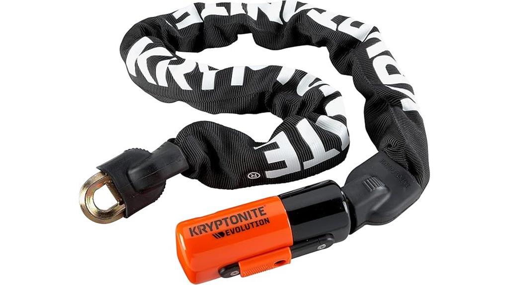 secure bicycle chain lock