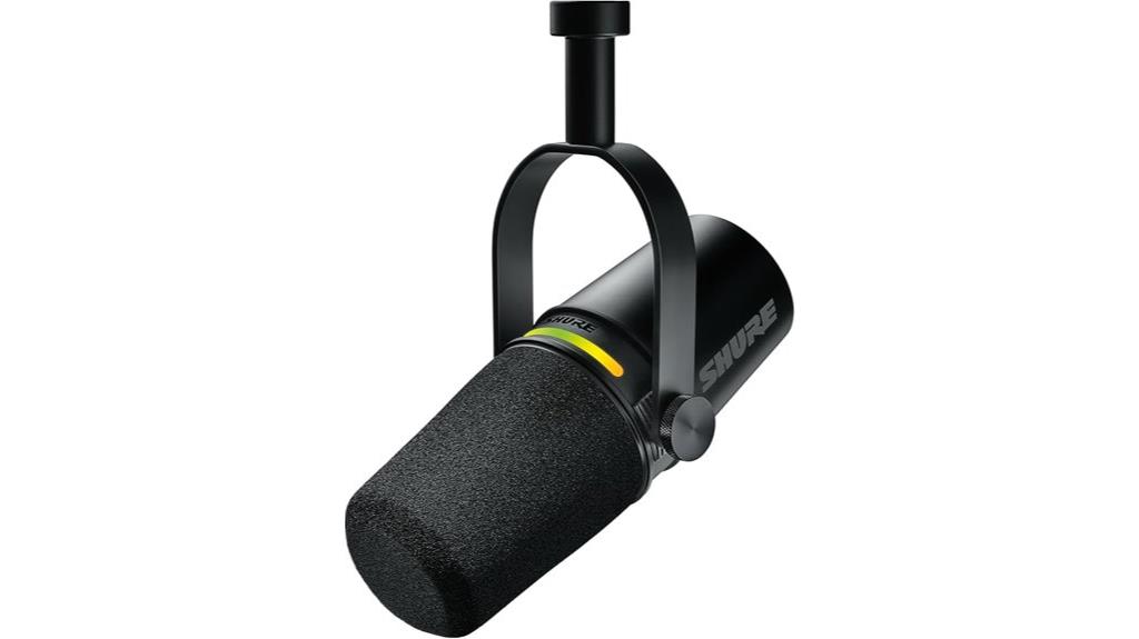 shure mv7 usb xlr microphone