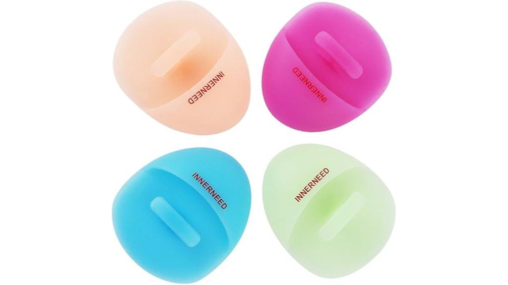 silicone face brush pack