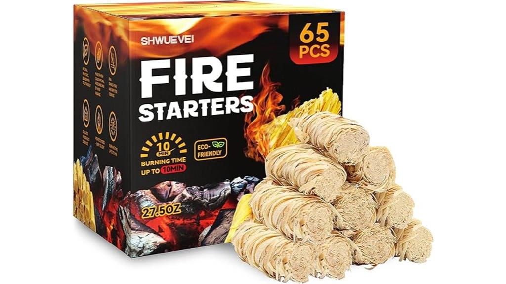 sixty five piece fire starter