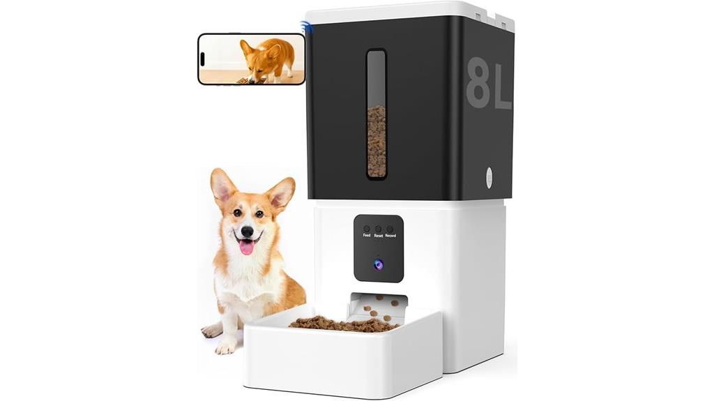 smart camera food dispenser