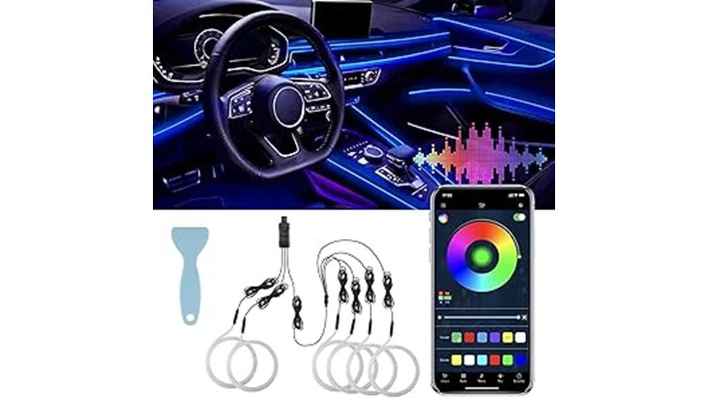 smart led car interior lights