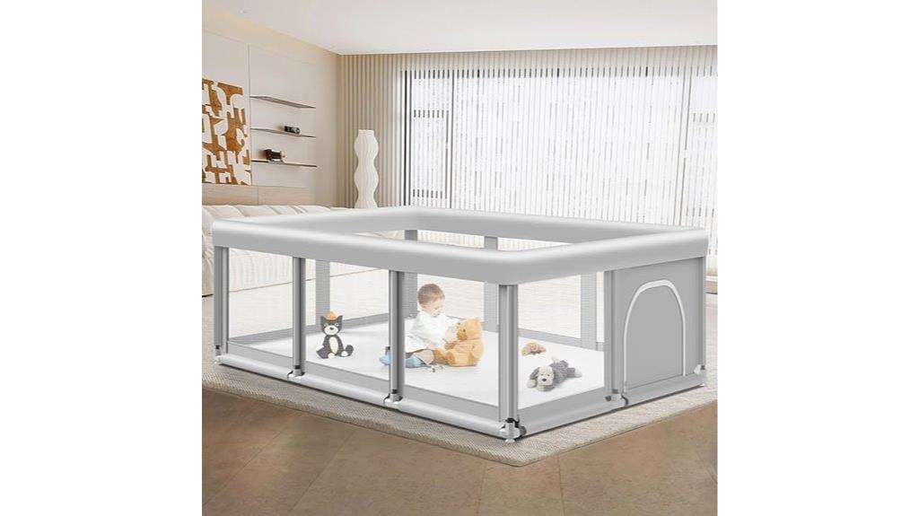 spacious toddler playpen safety