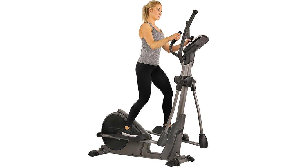 sunny health elliptical trainer
