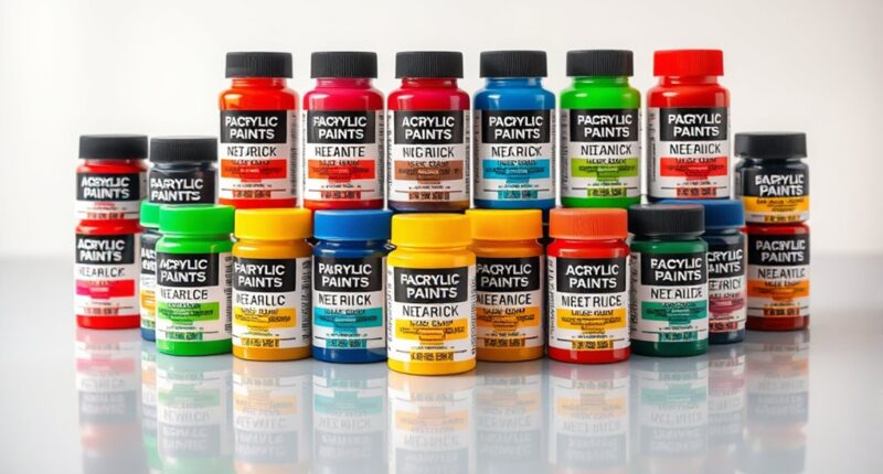top acrylic paint sets