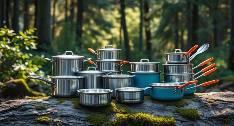 top camping cookware sets