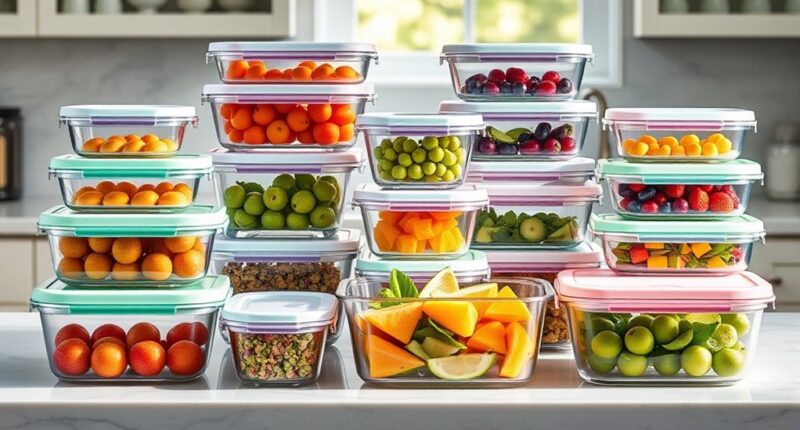 top glass food storage options