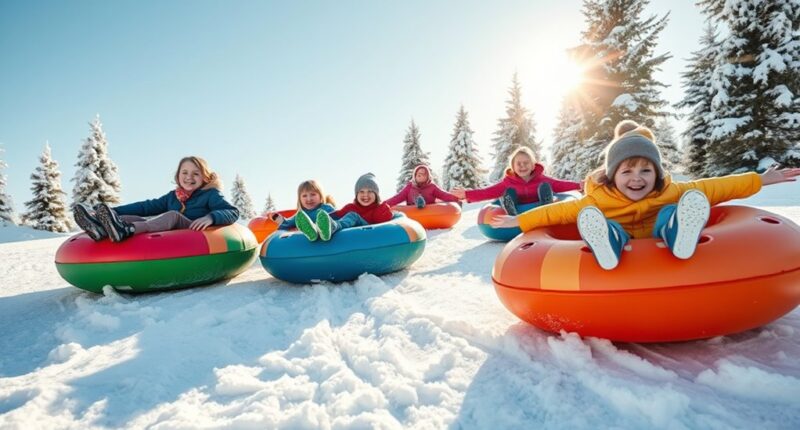 top inflatable snow tubes
