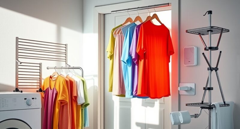 top space saving drying racks